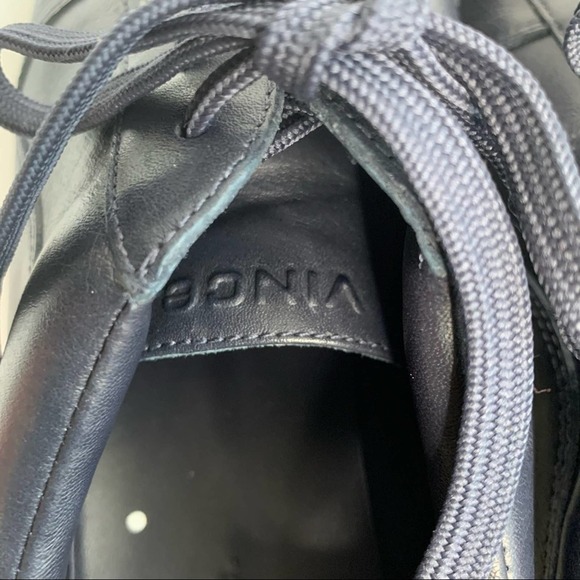 Vince navy leather sneakers‎ size 9 - Picture 6 of 8